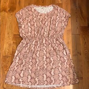 H&M snakeprint dress